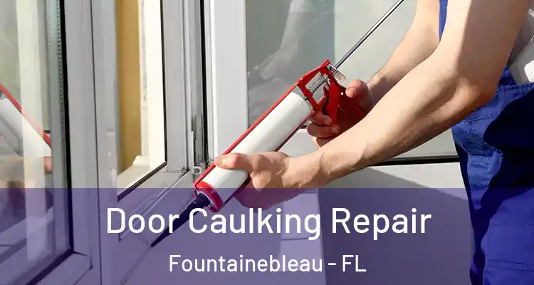  Door Caulking Repair Fountainebleau - FL