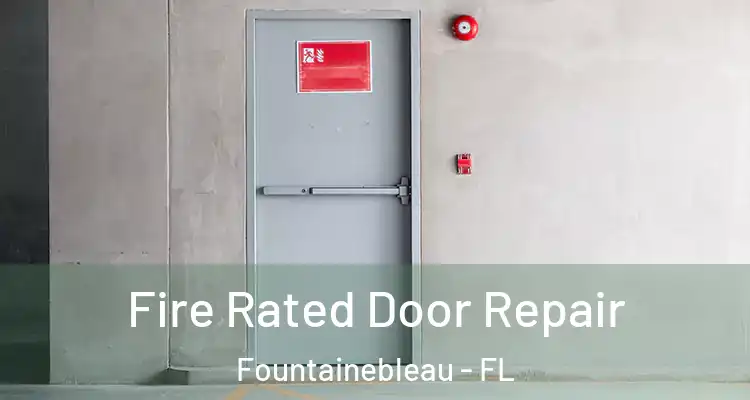  Fire Rated Door Repair Fountainebleau - FL