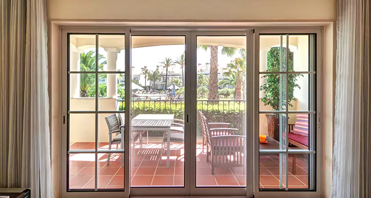Double French Doors Interior Repair in Fountainebleau, FL