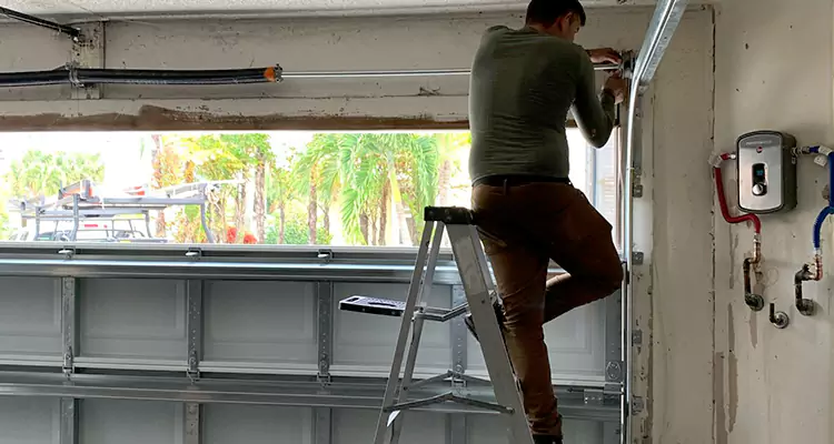 Garage Door Tension Spring Replacement in Fountainebleau, FL