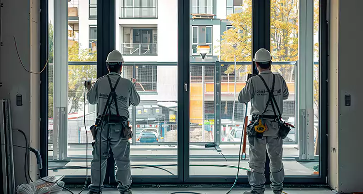 French Glass Panel Doors Repair in Fountainebleau, FL