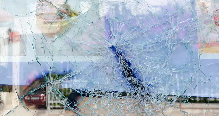 Cracked Glass Balcony Door Repair in Fountainebleau, FL