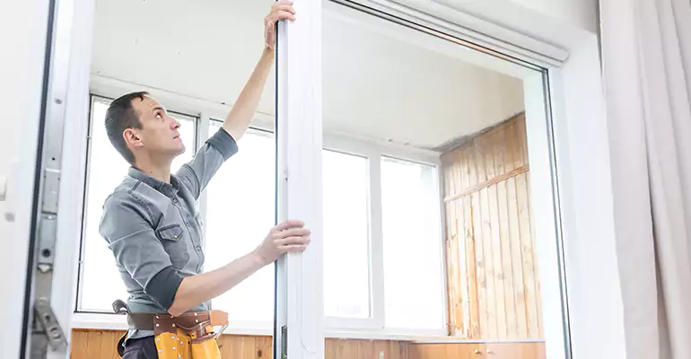 Aluminum Storefront Door Repair in Fountainebleau, FL