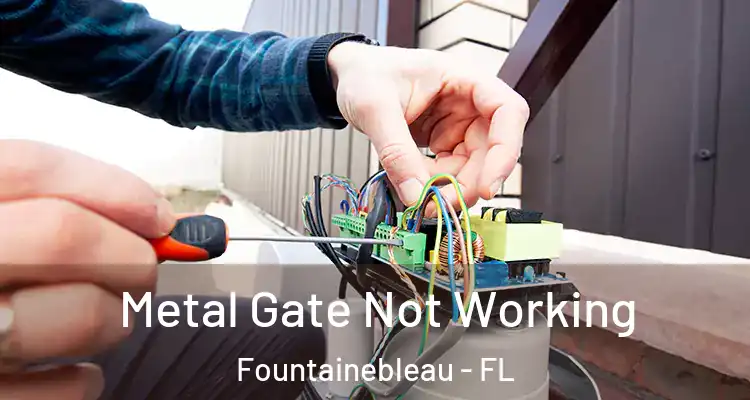  Metal Gate Not Working Fountainebleau - FL