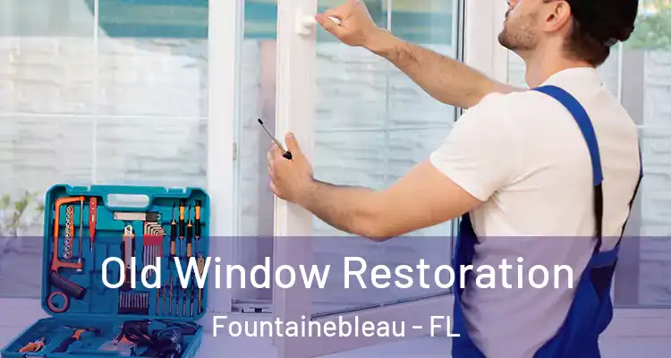  Old Window Restoration Fountainebleau - FL