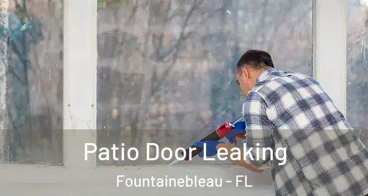  Patio Door Leaking Fountainebleau - FL