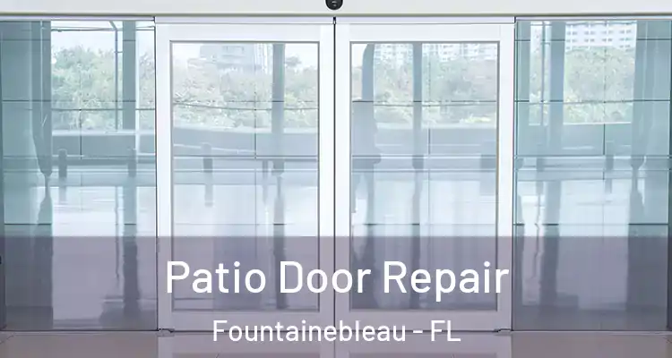  Patio Door Repair Fountainebleau - FL