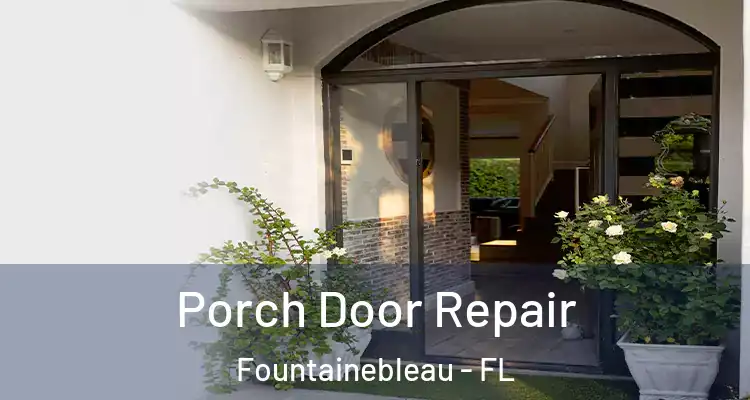  Porch Door Repair Fountainebleau - FL