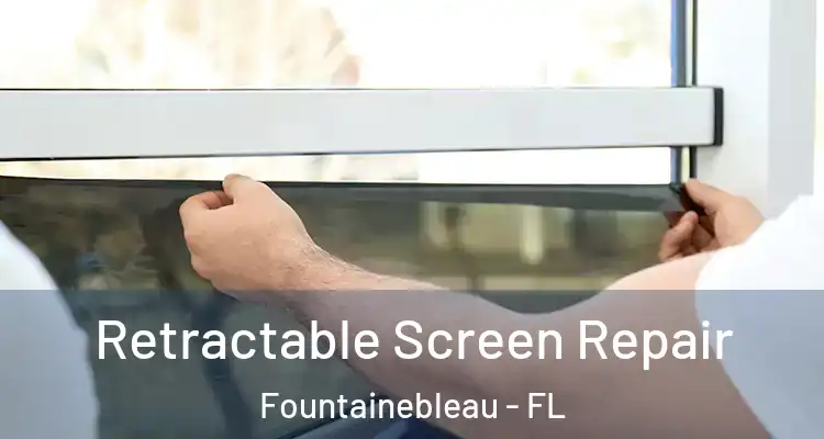  Retractable Screen Repair Fountainebleau - FL