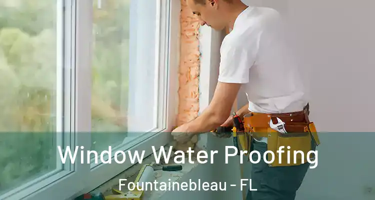  Window Water Proofing Fountainebleau - FL