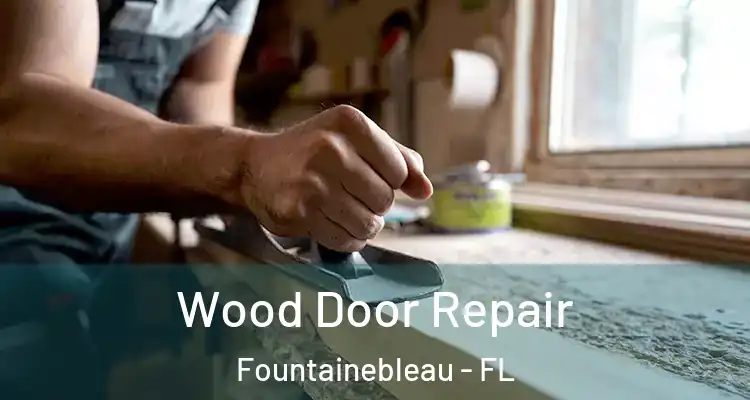  Wood Door Repair Fountainebleau - FL